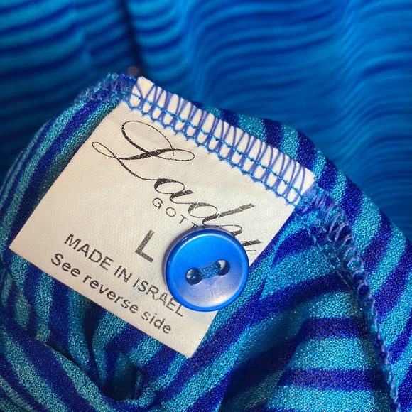 Lady Gottex swim cover tunic top Tag says L but fits 2X too. - Picture 5 of 6